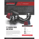 Corsa Performance carbon intake system for Chevrolet Corvette C7, Z51, Grand Sport